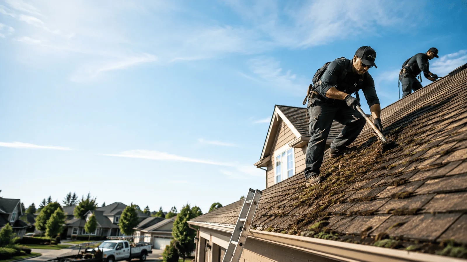 Roof Moss Removal in Claude, TX near me